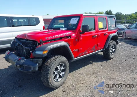 2021 Jeep Wrangler Unlimited Rubicon z USA, uszkodzony, nr VIN 1C4HJXFG2MW575541
